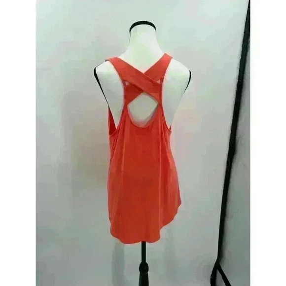 Athleta Women's Athletic Yogini Strappy Orange Tank Top Size M - Picture 4 of 5